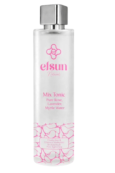 Efsun Natural Mix Tonic 100ml-Pure Rose,Lavender&amp;Myrtle Water Facial Toner