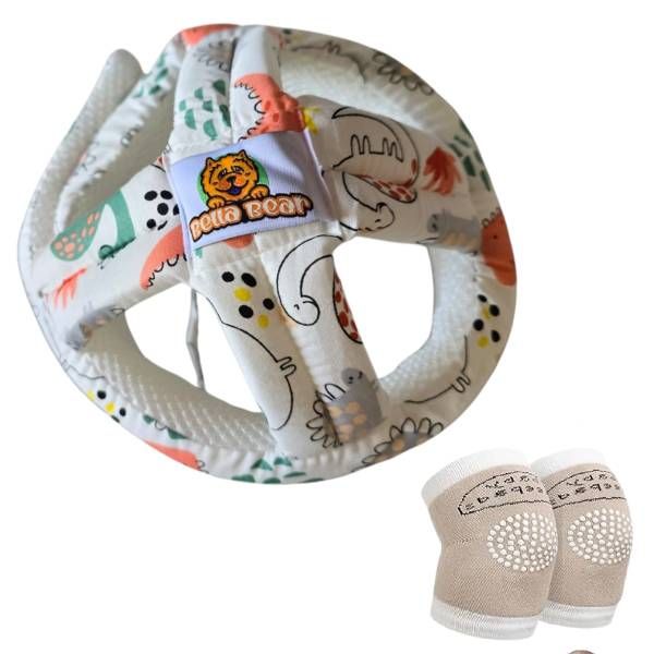 Baby Toddler Head Protective Cap &amp; Non Slip Knee Pads - BellaBear Addition