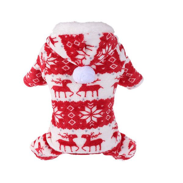 Autumn and Winter Pet Puppy Super Soft Coral Fleece Warm Hooded Jacket