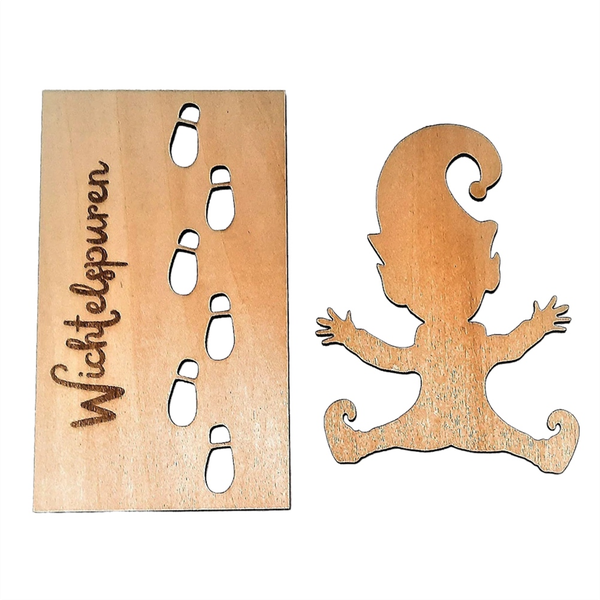 Gnome Stencil Gnome Footprints Christmas Gnome Footprint Template