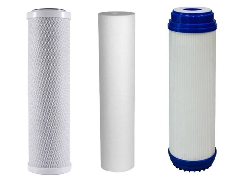 Water Filtration Cartridge 10'' 3 Piece Replacement Set