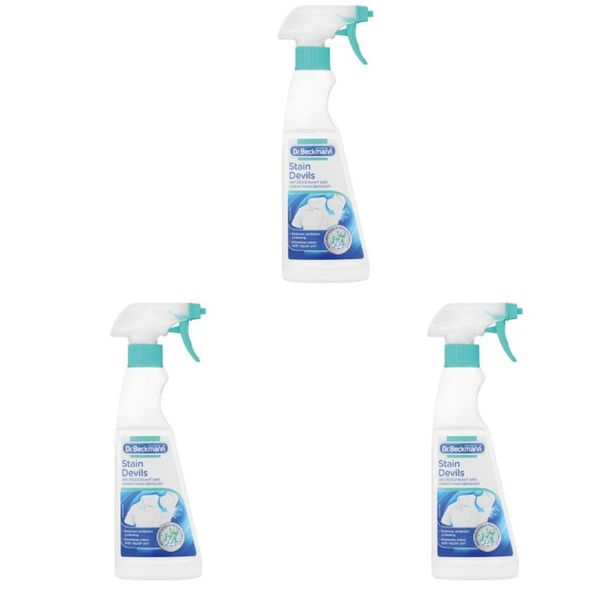 Dr. Beckmann Stain Devils Deo &amp; Sweat - 250ml - 3 Pack