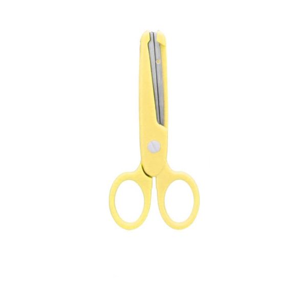 Plastic Kids Hand Safety Paper Decor Edge Cutting Scissors