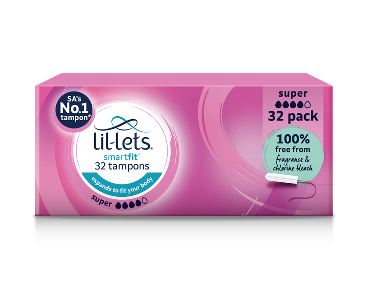 Lil-Lets Non-Applicator Super Tampons 32s