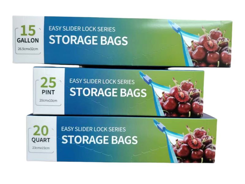 Transparent Reusable Freezer Safe - Leakproof Food Storage Bag - In 3 Size