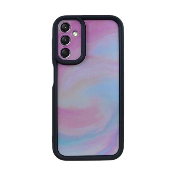 Tie Dye Gradient Shockproof Phone Case Compatible With Samsung A24 - Pink