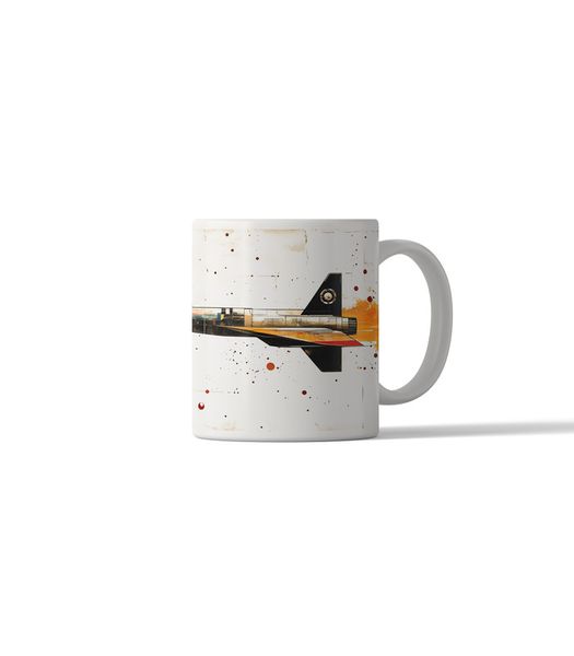 Retro Rocket DSG 44 Printed Coffee Mug