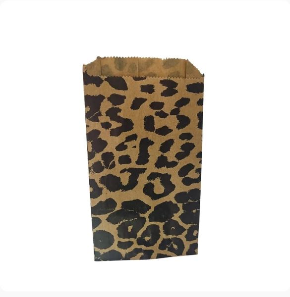Brown sachet boutique various Leopard Spots pack of 50