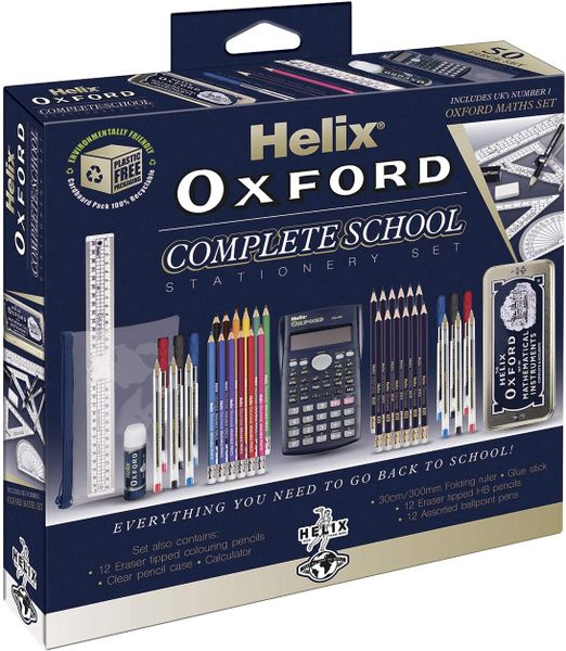 Helix Oxford Complete School Stationery Set