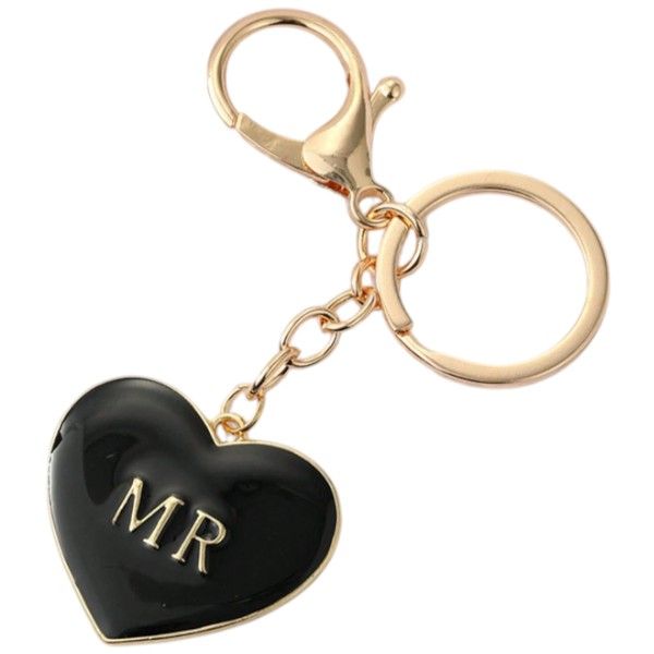 Mr and Mrs - Married Couples Matching Keychain