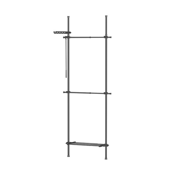 Space-Saving Adjustable Rack - Tall &amp; Flexible Storage Shelf