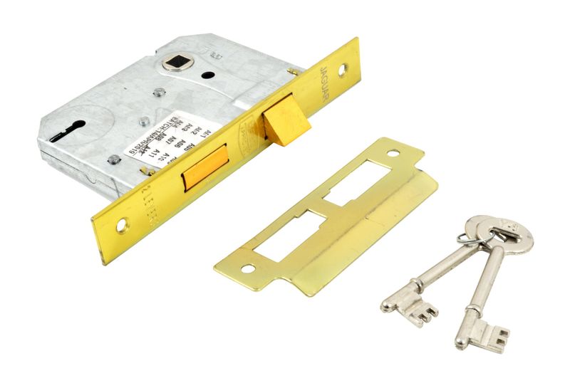 Sanlic Jaguar Brass 2Lever Lock Body SABS Approved