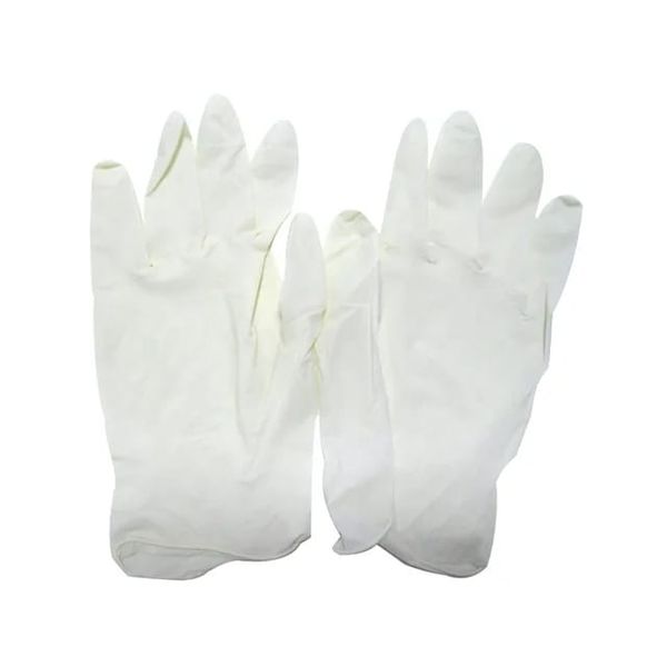 Protective Cleaning Waterproof Disposable Latex Gloves 50 Piece