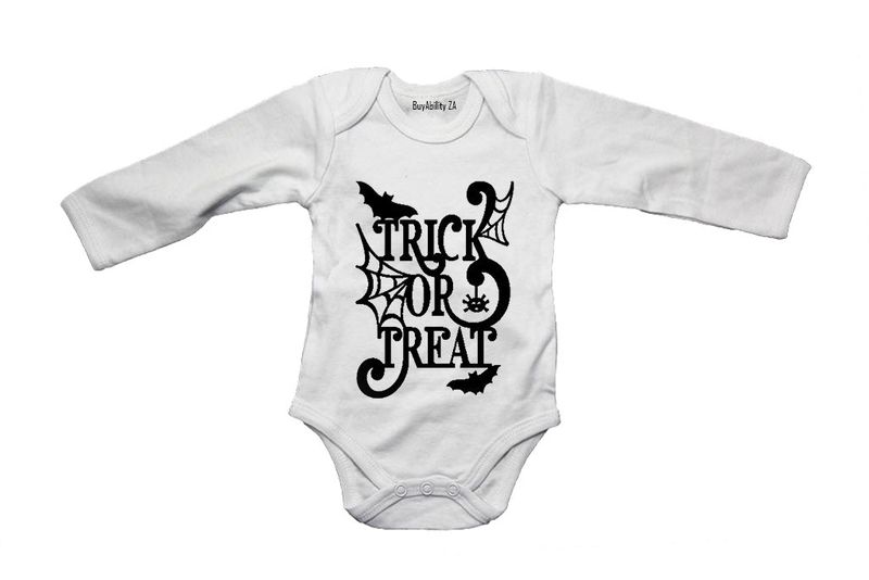 Trick or Treat - Halloween Inspired! - Long Sleeve - Baby Grow