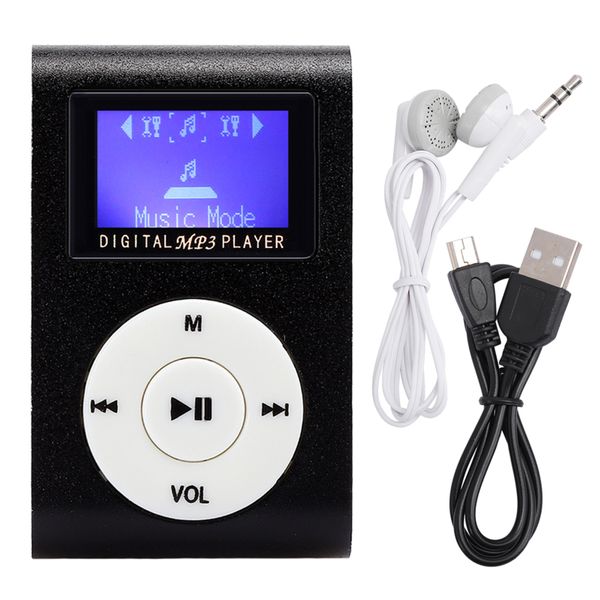 0.8in Screen Portable MP3 Player Support Memory Card with 3.5mm Earphone