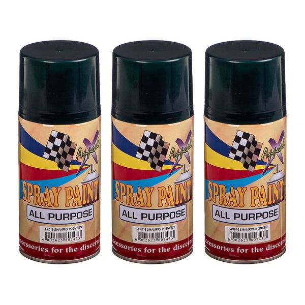 Spray Paint Shamrock Green (250ml x 3)