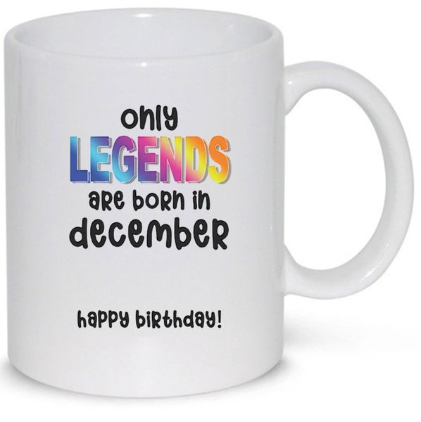 Only Legends Are Born In December Birthday Gift 11Oz Premium Coffee Mug