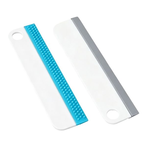 2 Pieces Silicone Glass Wiper for Window, Mirror, Kitchen, Bathroom &amp; Car