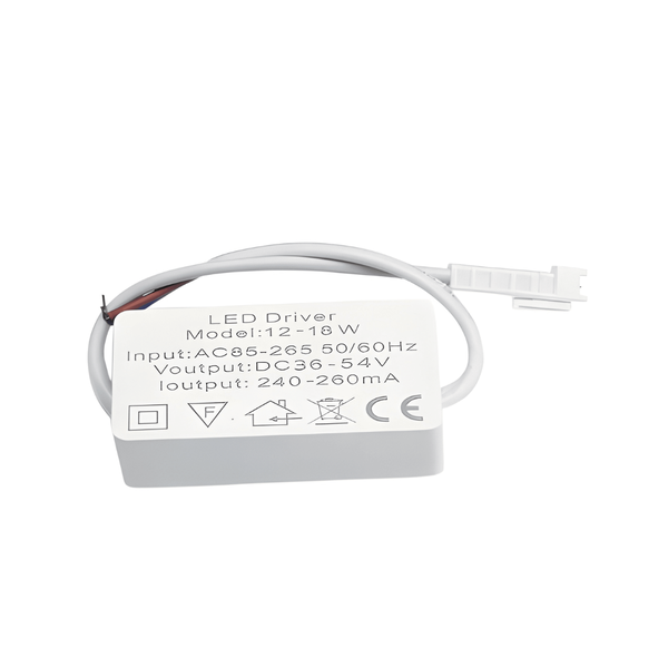 CMU LED Driver 12-18W 36-54VDC 240-260mA with Protection Features