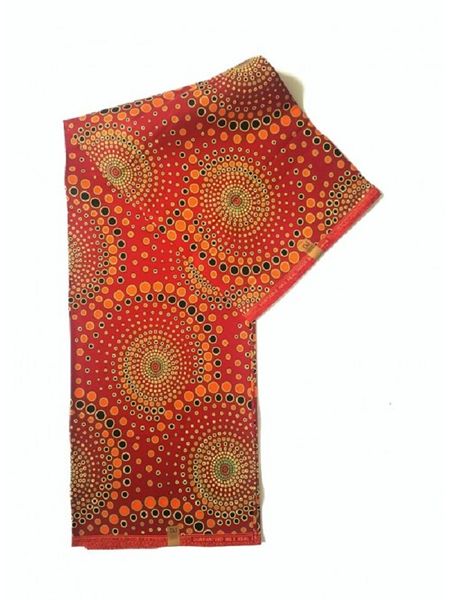 African Print Fabric - Circular Whirl - 5.5m
