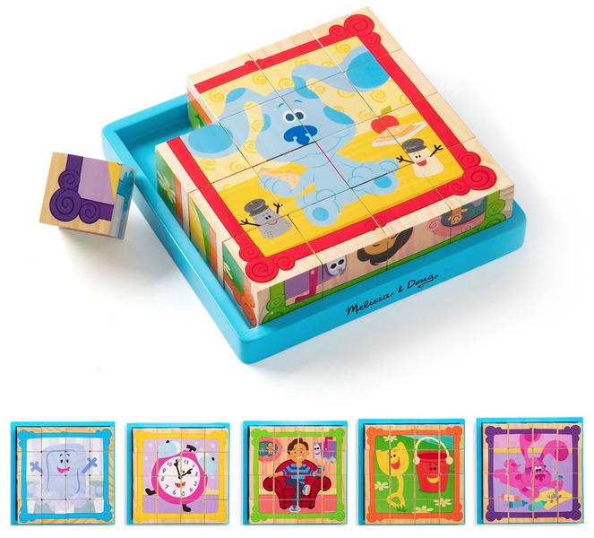 Melissa &amp; Doug Blues Clues &amp; You! Wooden Cube Puzzle (16 Piece)