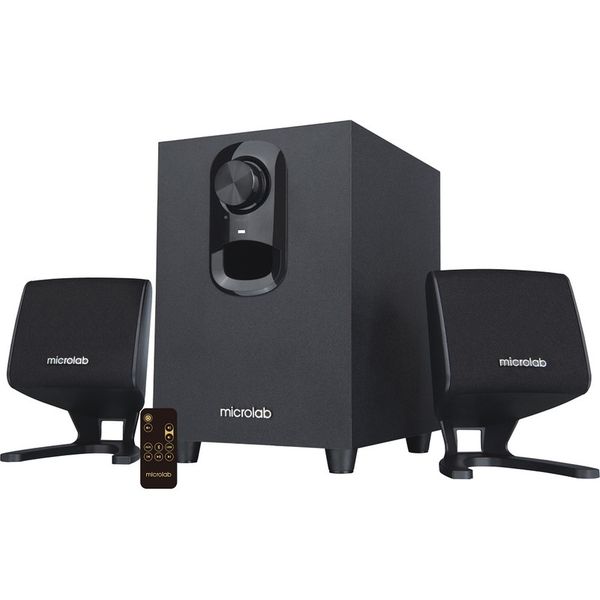 Microlab M108BT 2.1CH Sub Speaker W/BT+USB+AUX-BK