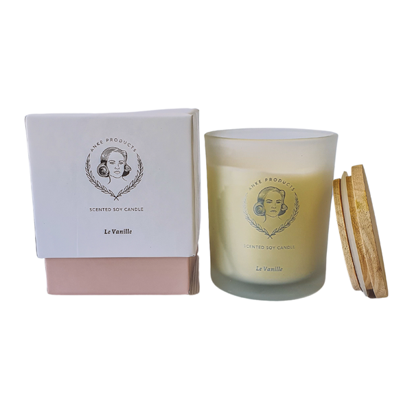 Anke Products - Le Vanille Soy Candle in Gift Box