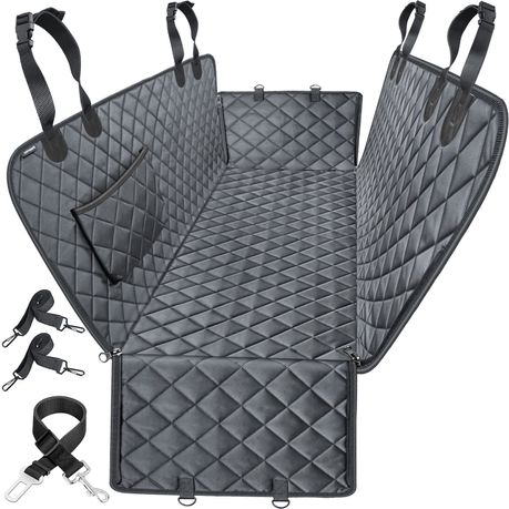 Dog Car Seat Cover Dog Hammock For Car Back Seats With Side Protection Image
