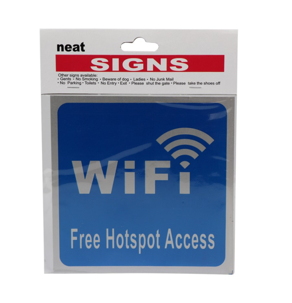 Wifi - free hotspot access Sign