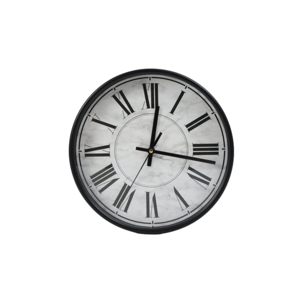 Classic Wall Clock With Roman Numerals, 25cm