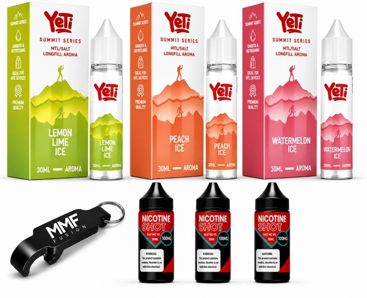 Yeti Series MMF E-Liquid 60ml Juice 50mg - Variety Combo Dos