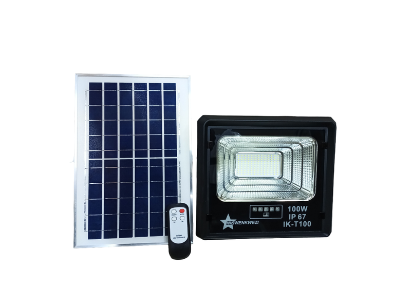100W IP67 Solar Rechargeable Flood Light IK-T100