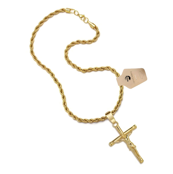 IPSTYLE Necklaces Gold Men No Fade Punk Rock Hip Hop Jewelry