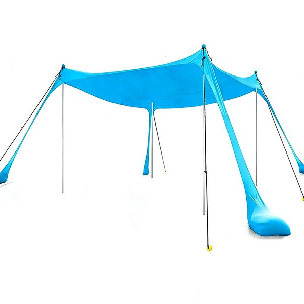 Premium Lycra Beach Canopy Tent - UV Protection Sun Shade