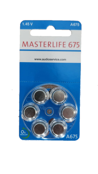 MASTERLIFE Size: 675 Batteries-(Box of 60)