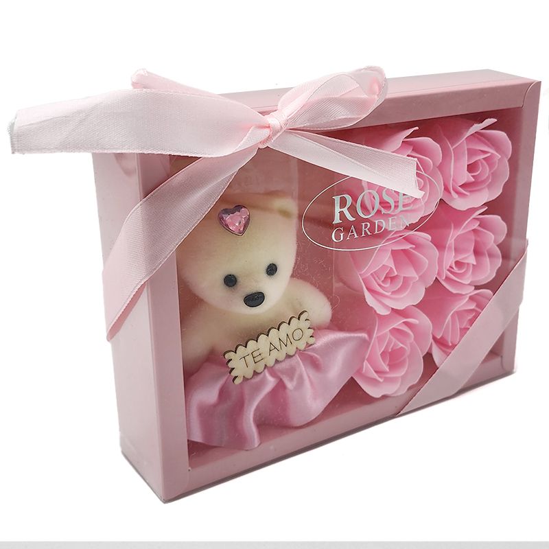Valentines Gift Set W Teddy & Rose Garden Gift Box Set Shop Today