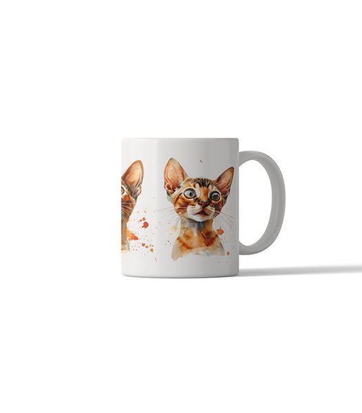 Cat Portrait 11oz DSG61 Printed Coffee Mug Gift