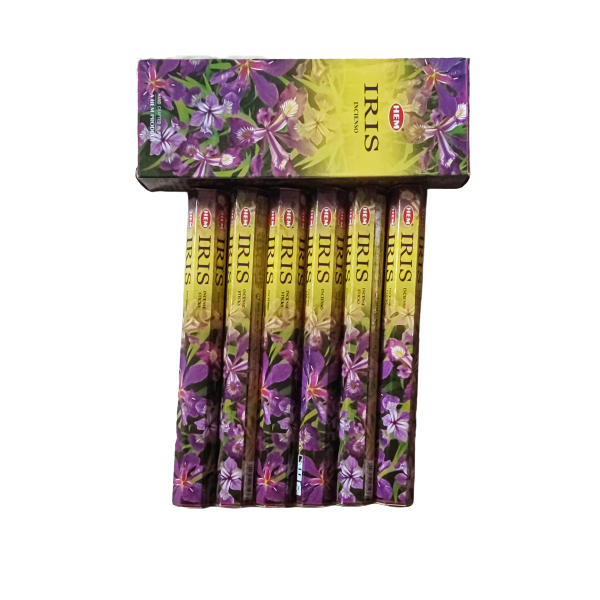 HEM Iris Incense Sticks (6 Packs of 20 Each)