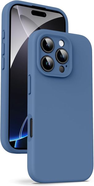 Silicone Cover Compatible With iPhone 15 Pro Max - Soft Back Case