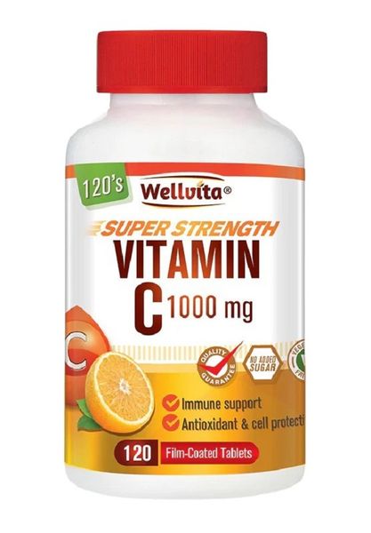 Wellvita - Super Strength Vitamin C 1000mg 120 Tablets