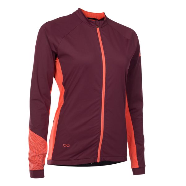 ION - Tee Full Zip LS Traze AMP WMS - Vinaceous