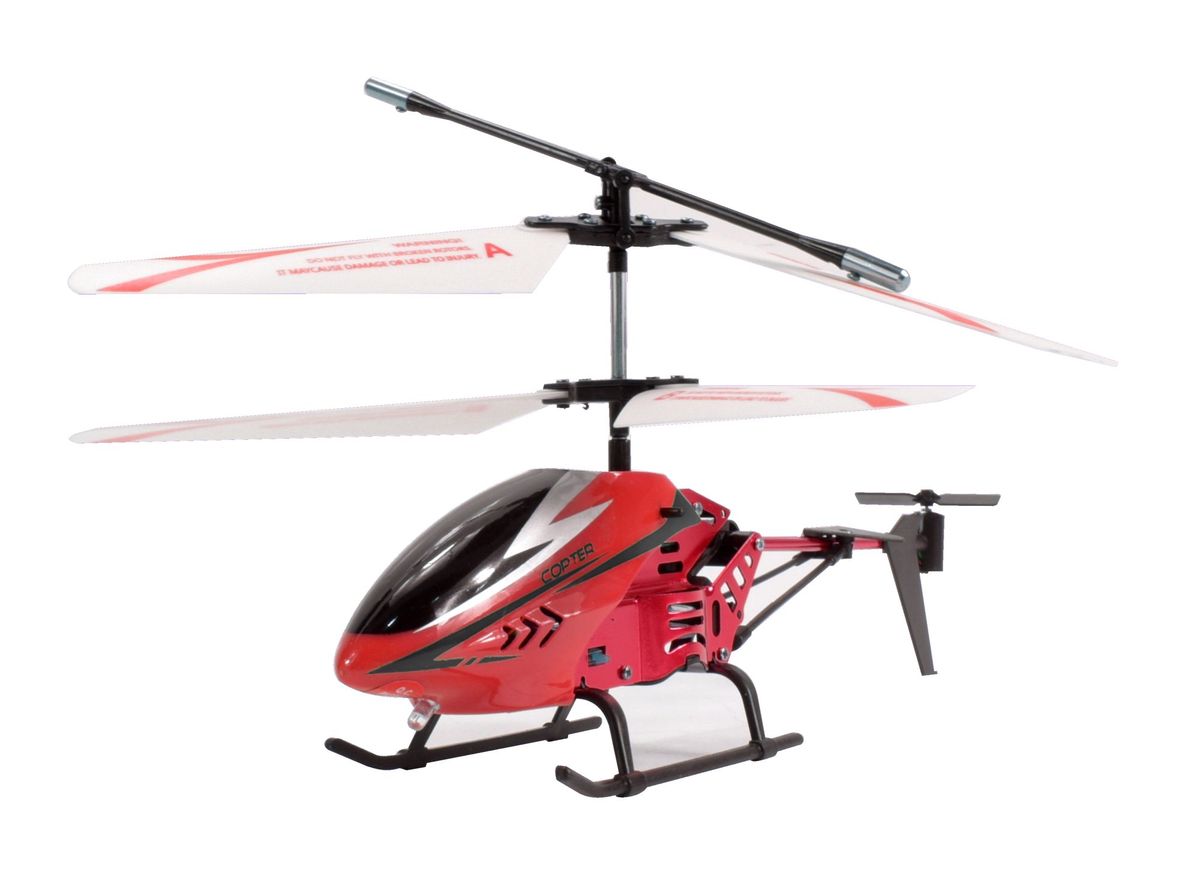 I/R 3.5 Channel Alloy Helicopter w/Gyro (22cm long) w/Batt. & Charger ...