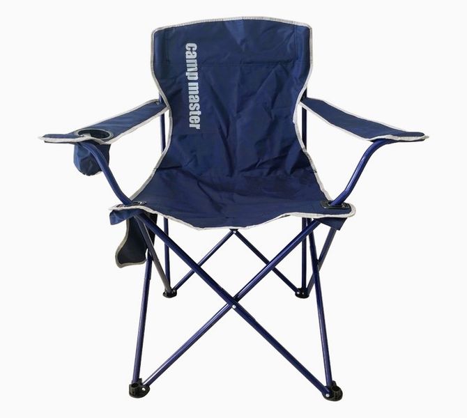 Camp Master Classic 200 Camping Chair Blue and Grey
