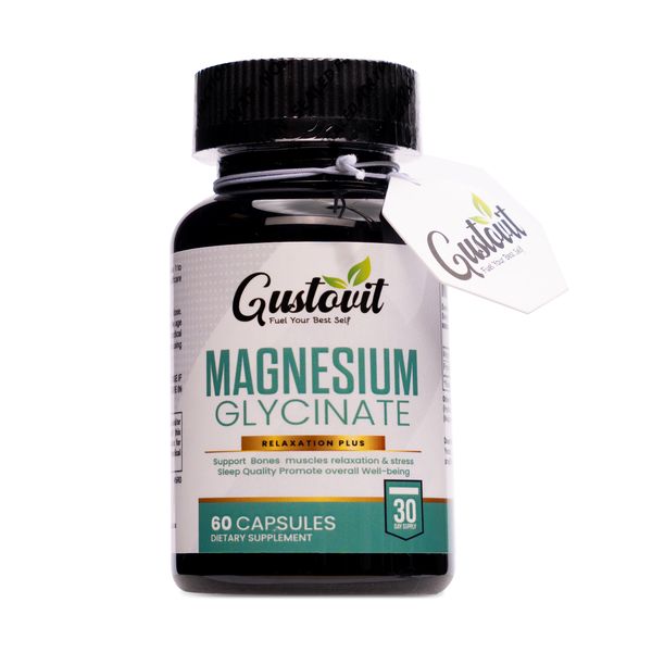 Gustovit Magnesium Glycinate Relaxation Plus (60 Capsules)