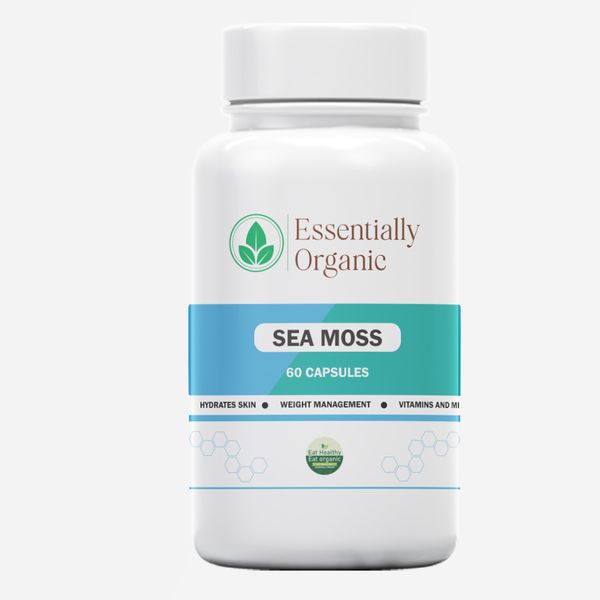 Sea Moss 500mg 60 Capsules - 100% Organic