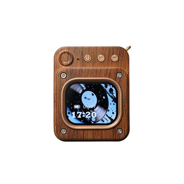 Multifunctional Bluetooth speaker plug-in TF card small audio player