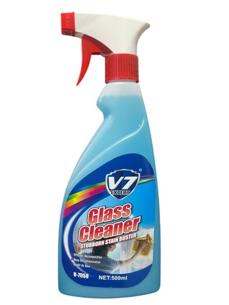 V7 Glass Cleaner Stubborn Stain Buster 500ml- V7058