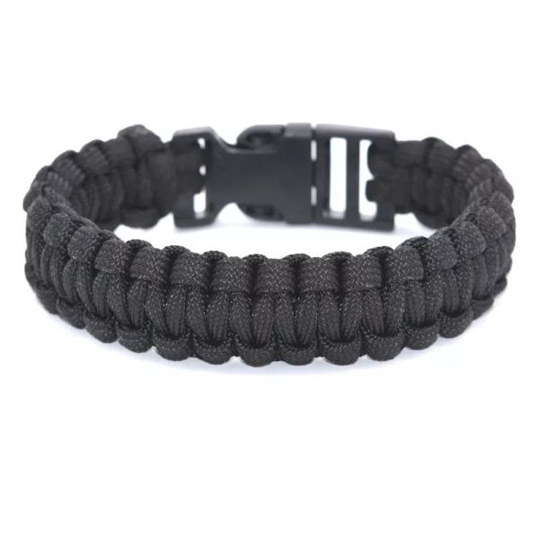 Men/Women Braided Cobra Weave Plastic Buckle Paracord Bracelet