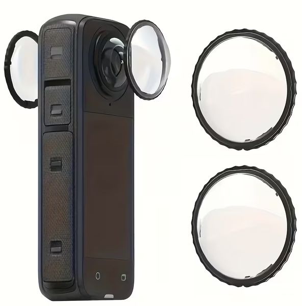 2pcs Panoramic Lens Protectors for Insta360 X4