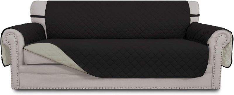 Sofa Couch Cover For 3 Cushion Couch Furniture Protector For Dogs,Cat&amp;Kids